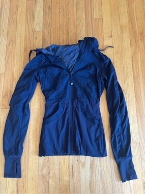 lululemon define jacket hooded nulu - Ruched edition Navy